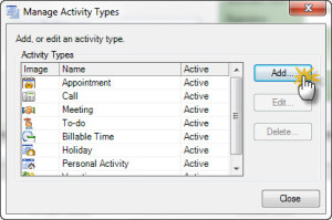 Custom Activity Types - 3Leaf CRM